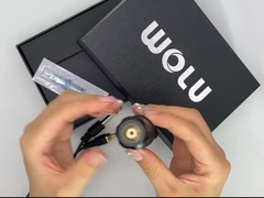 आरसीए कनेक्टर और उच्च गुणवत्ता वाली मोटर के साथ ग्रे रंग की टैटू मशीनें